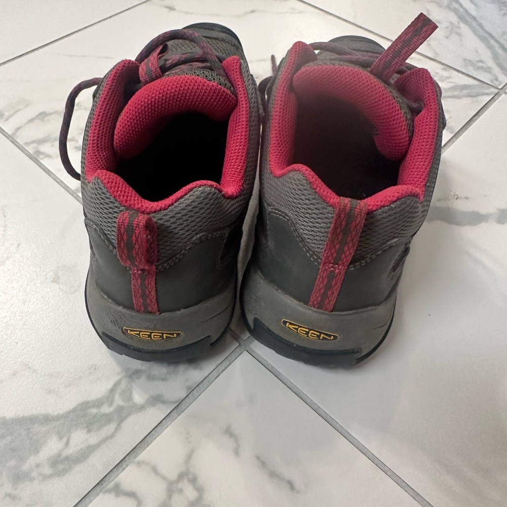 KEEN Kids Gray and Pink Outdoor Sneakers